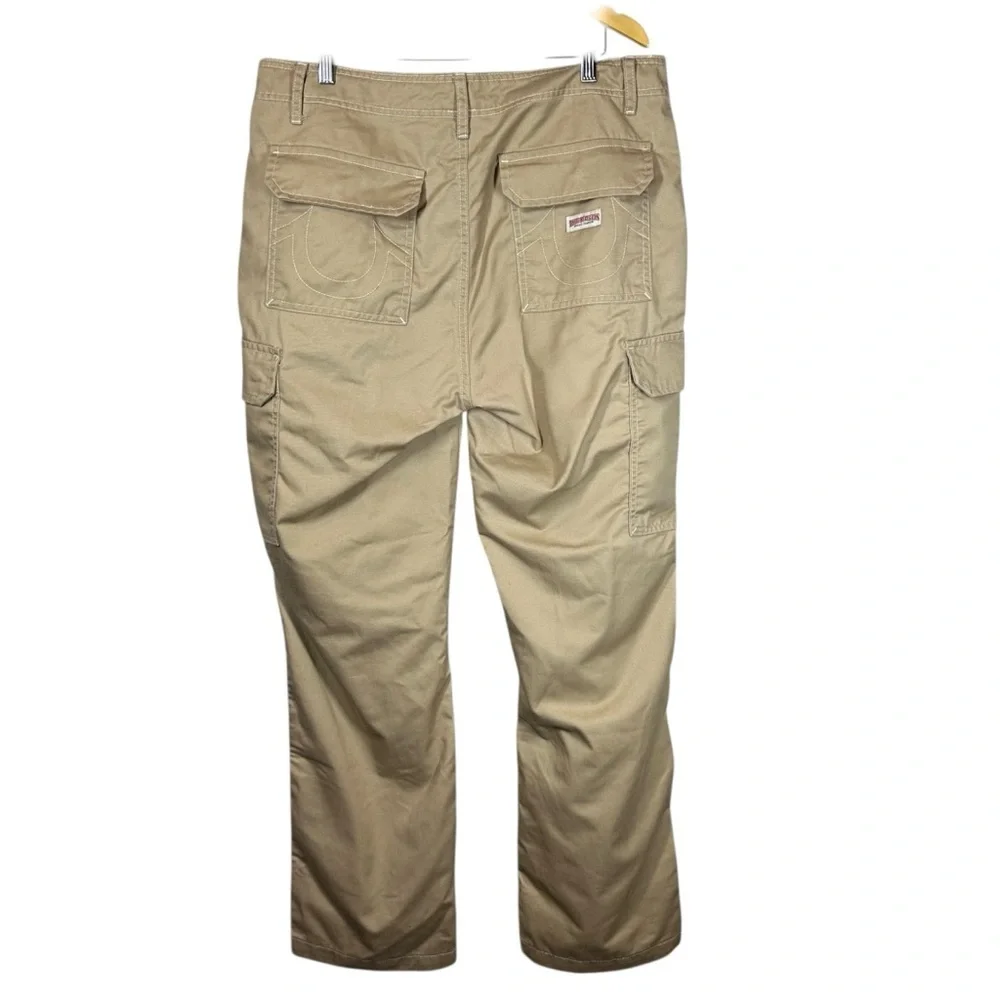 TRUE RELIGION Men's 33 Travertine colored Lightweight Cargo Pants